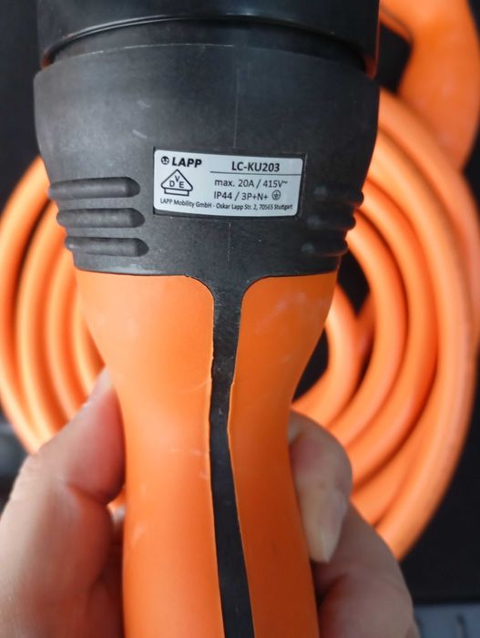 заряден кабел за електромобил LAAP/кабел за автомобил 5 метра  тип 2