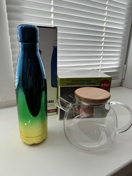 Чайник, термос новый