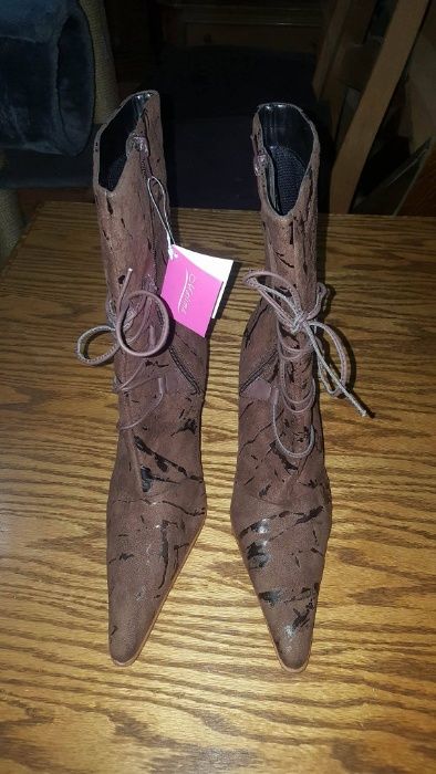 cizme western cu toc