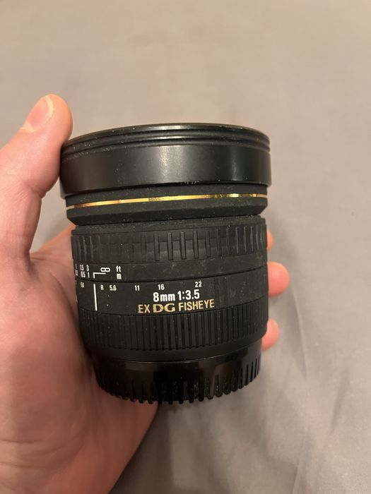 Циркулярный фишай sigma 8 3.5 ef