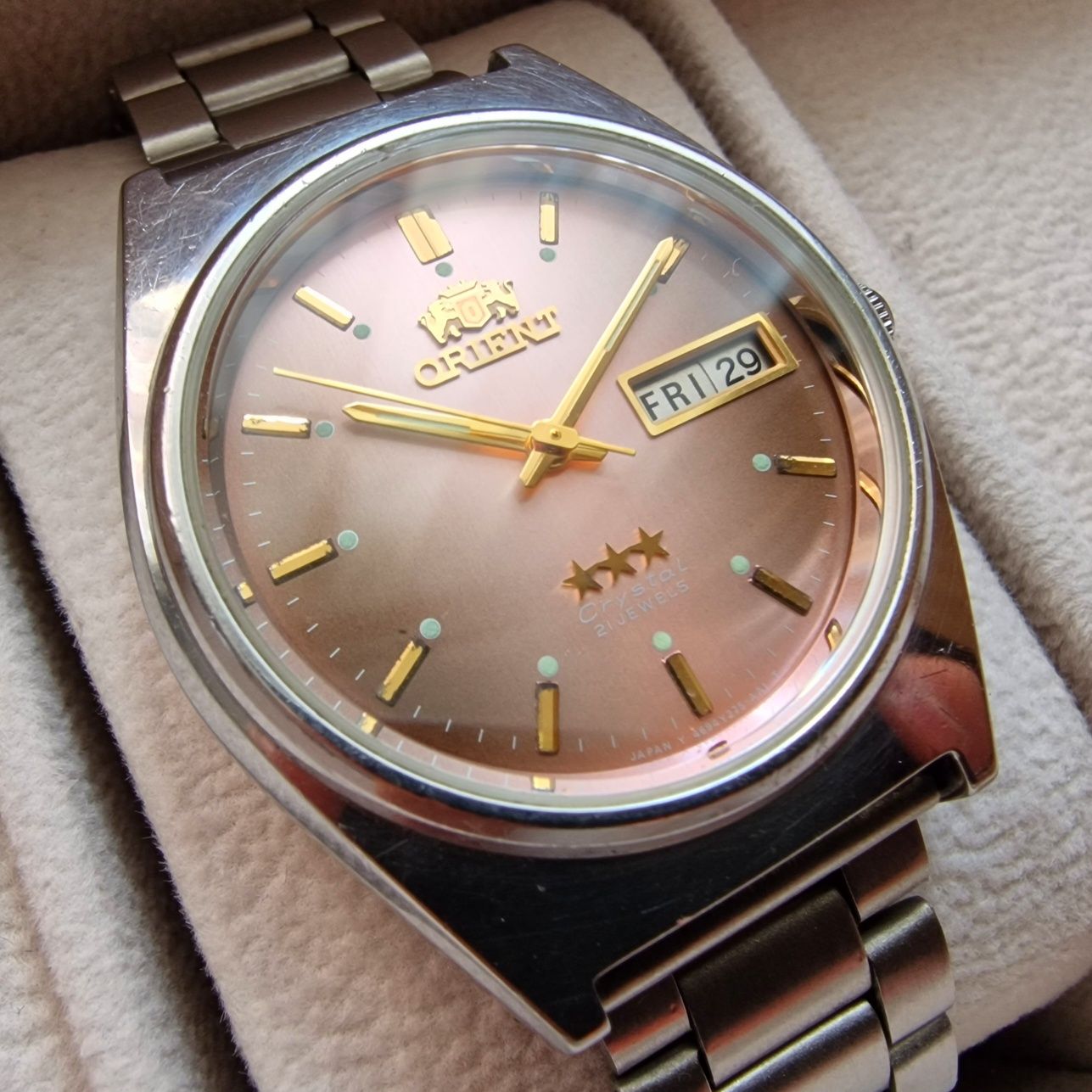Ceas Orient Tristar sau Crystal Automatic  (nu seiko, nu citizen)