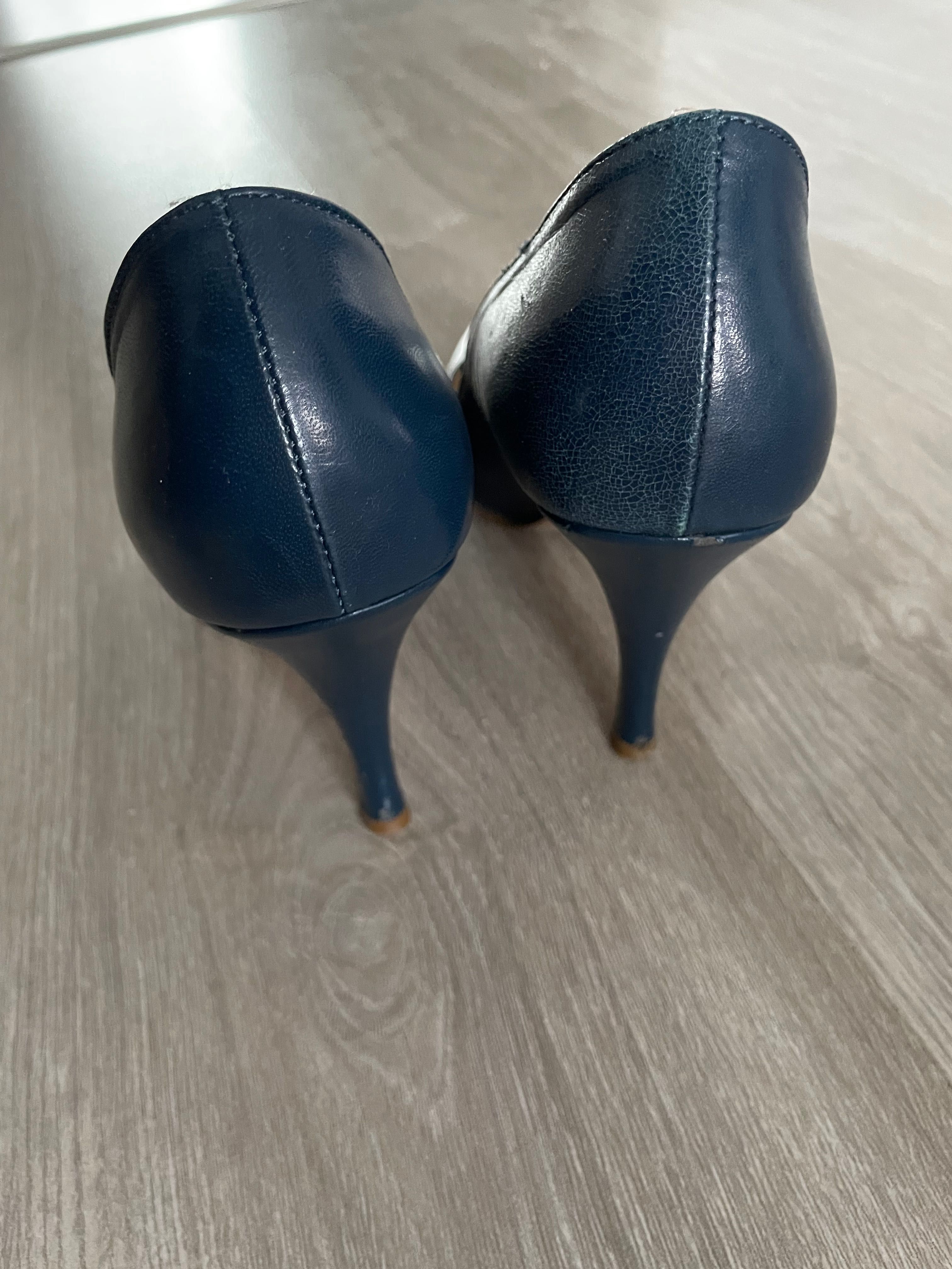 Pantofi dama albaștri Batta, mărimea 39