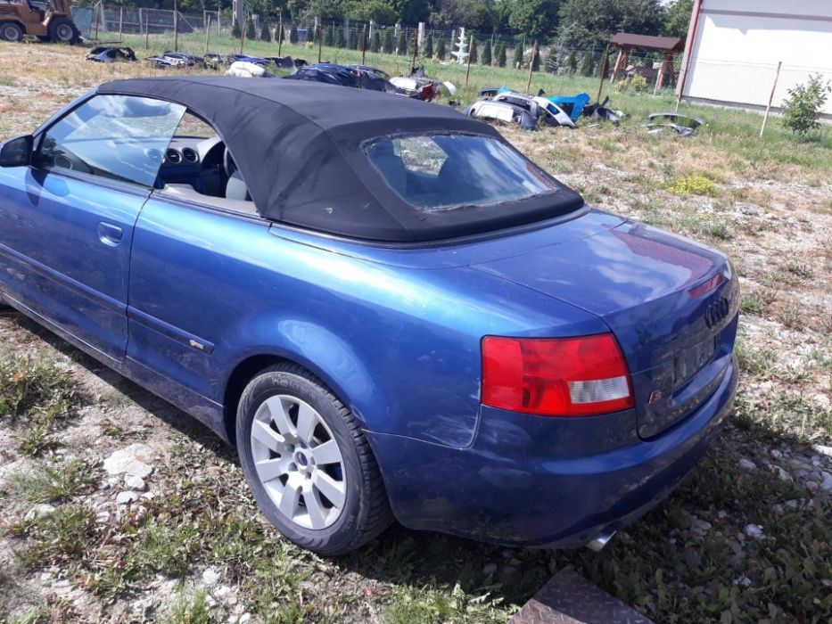 dezmembrari dezmembrez piese audi a4 cabrio 2,4benzina an 2002 cod mot