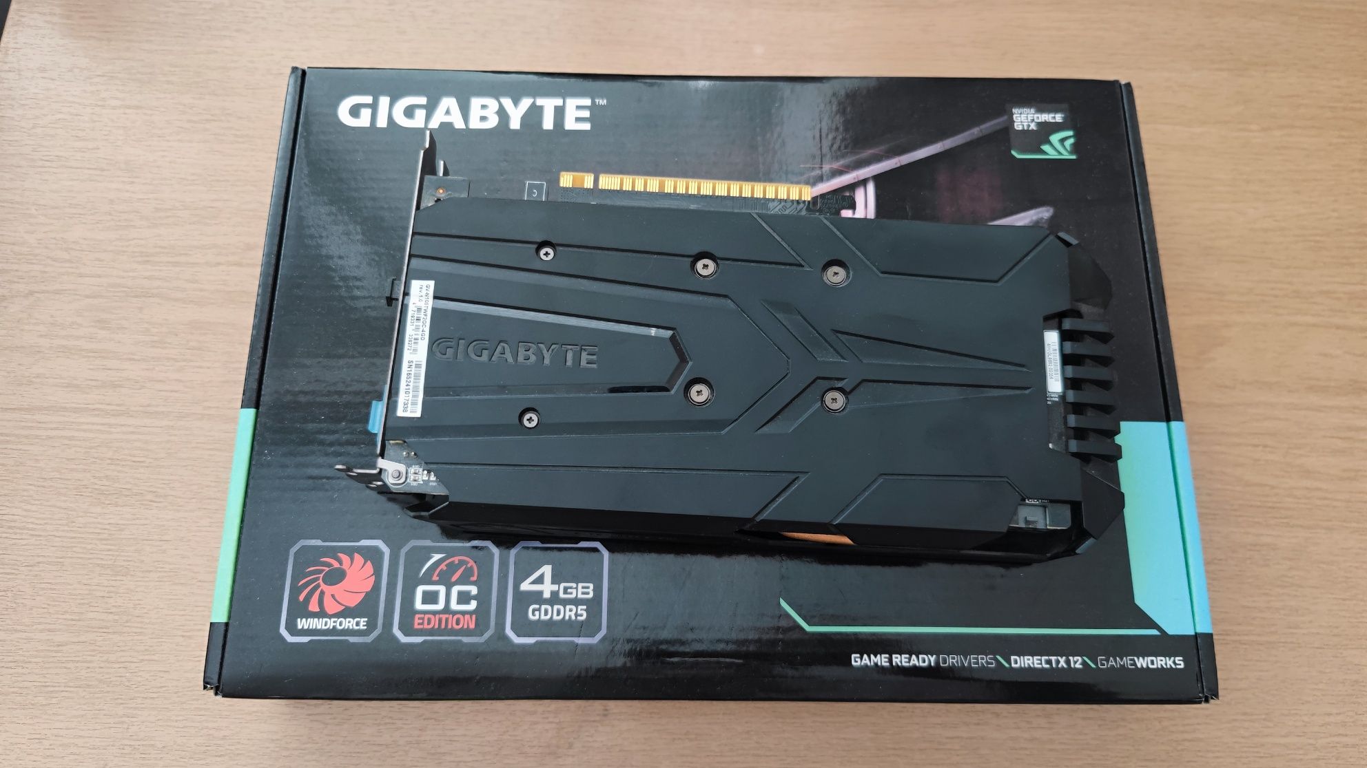 GTX 1050TI 4GB Gigabyte с оригинална кутия