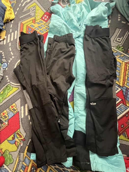 Pantaloni de ski 110/116 cm LUPILU si polar HM 6-7 ani