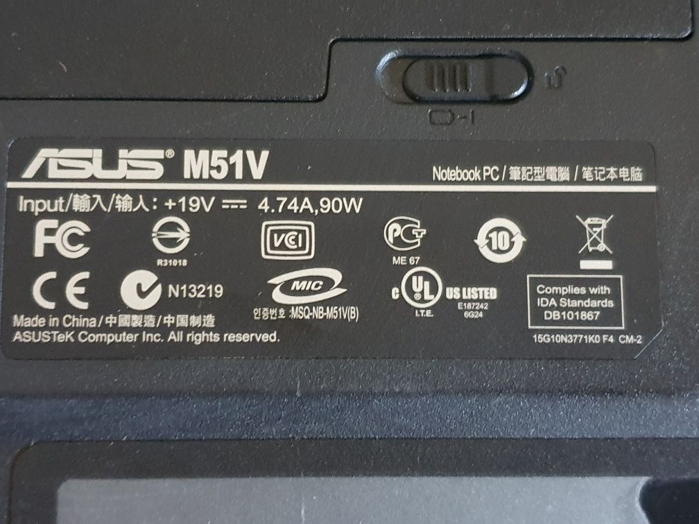Лаптоп Asus M51V за части