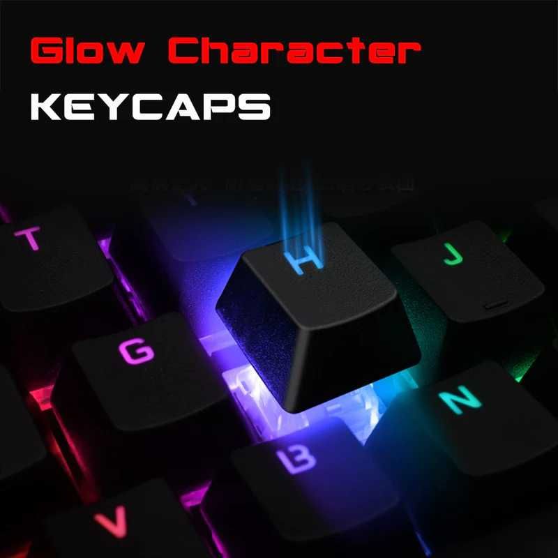 Игровая механическая клавиатура RGB Metoo Z56 mechanical keyboard