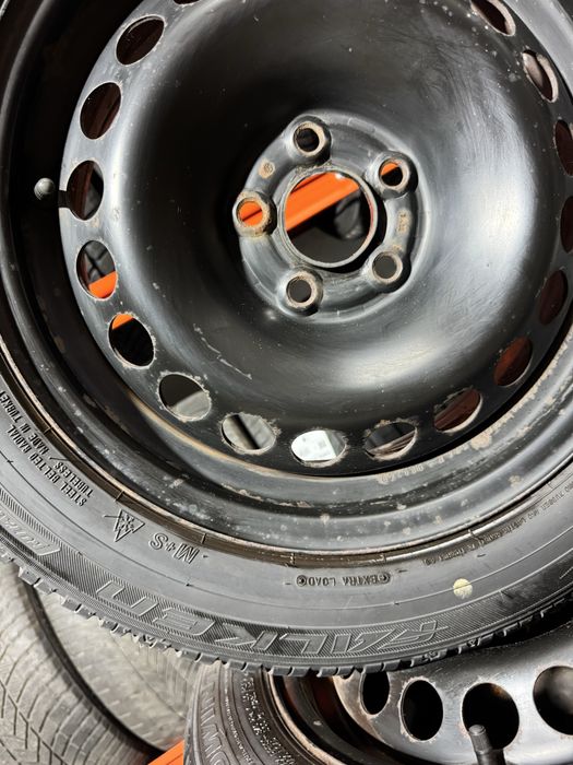 Jante/Anvelope de iarna 185/60 R15 Audi VW Skoda Seat