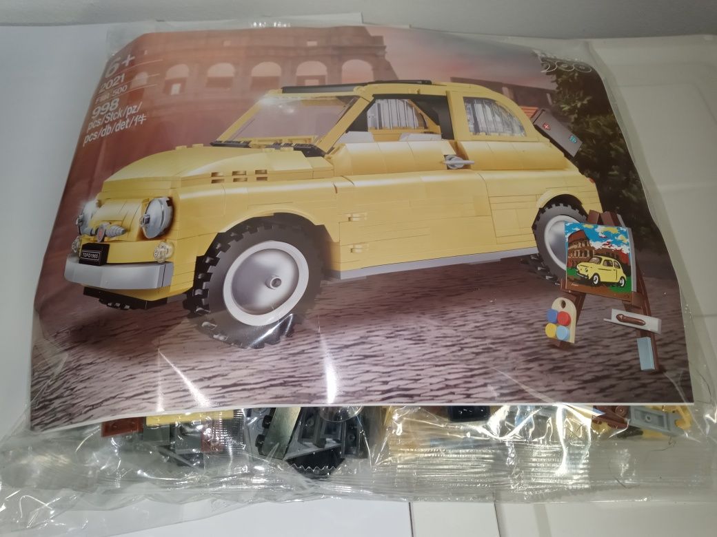 Masina Tip lego Creator Fiat 500 10271 24cm