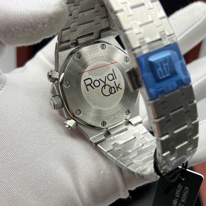 audemars piguet royal oak chrono silver