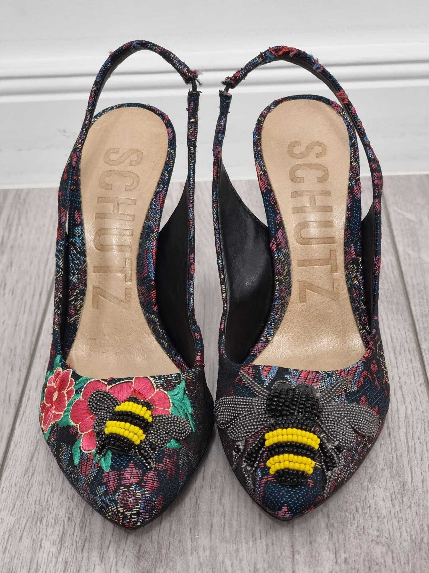Pantofi Schutz cu toc subțire, de 10 cm / marimea 36 / NOI