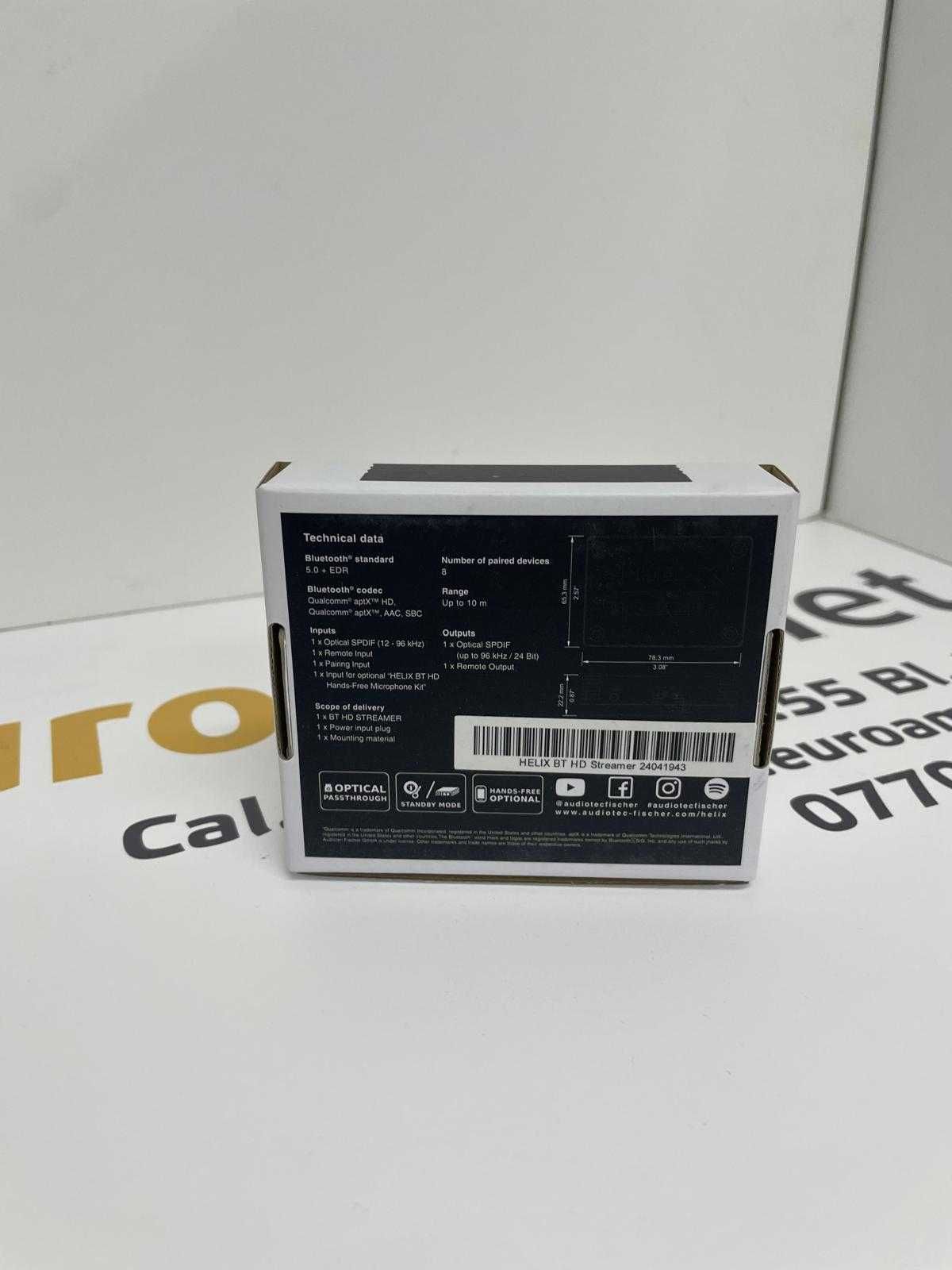 Emitator audio Helix BT HD Steamer Bluetooth 5 Sigilat -I-