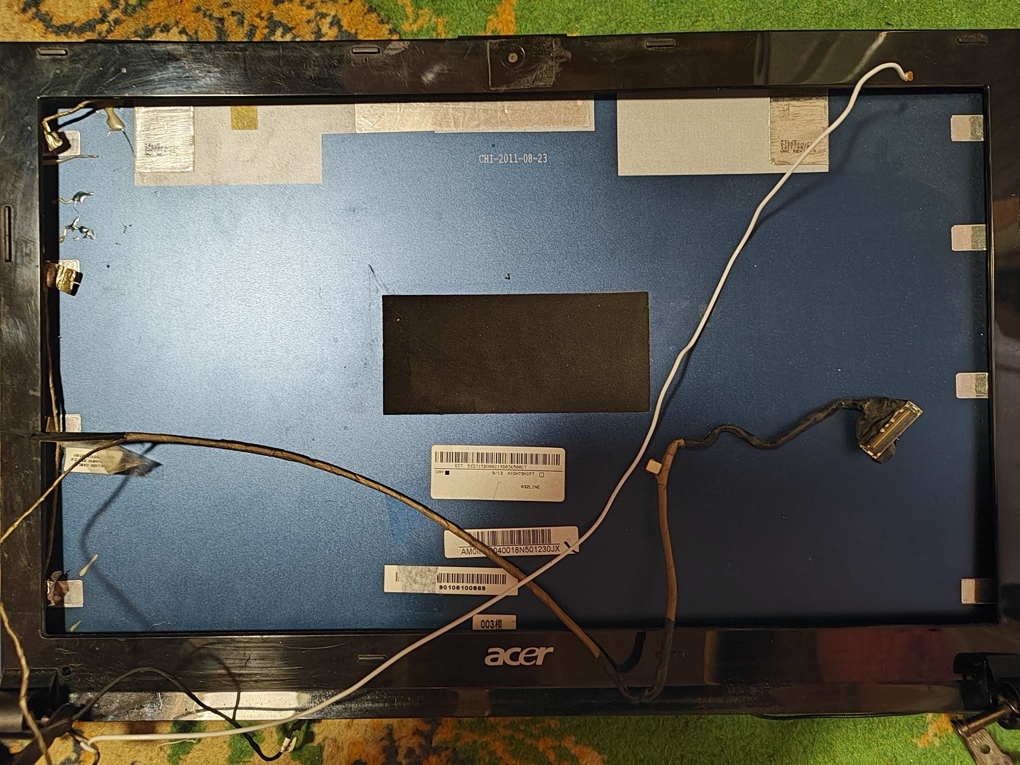 Корпус от ноутбука Acer Aspire 5830 series. Подробно в объявлении