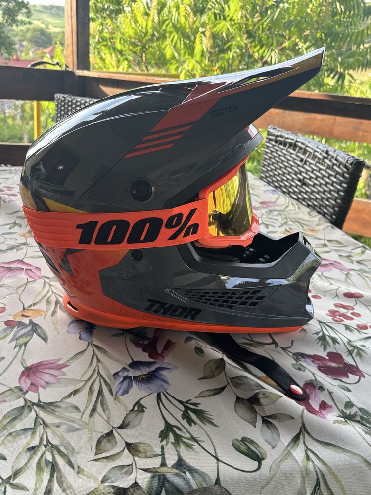 Vand casca enduro thor sector 2 carve marinea M