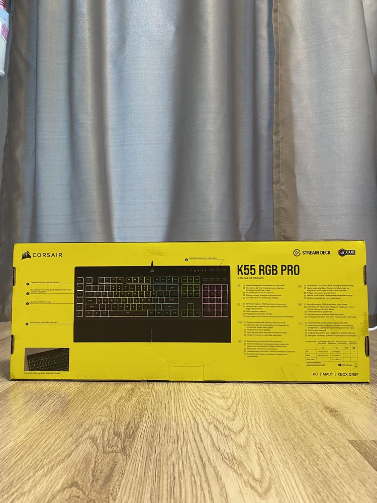 Tastatură gaming Korsair K55 RGB PRO