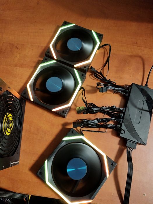 Set ventilatoare Asiahorse Nyota 3 pack 120mm argb non rev,noi .