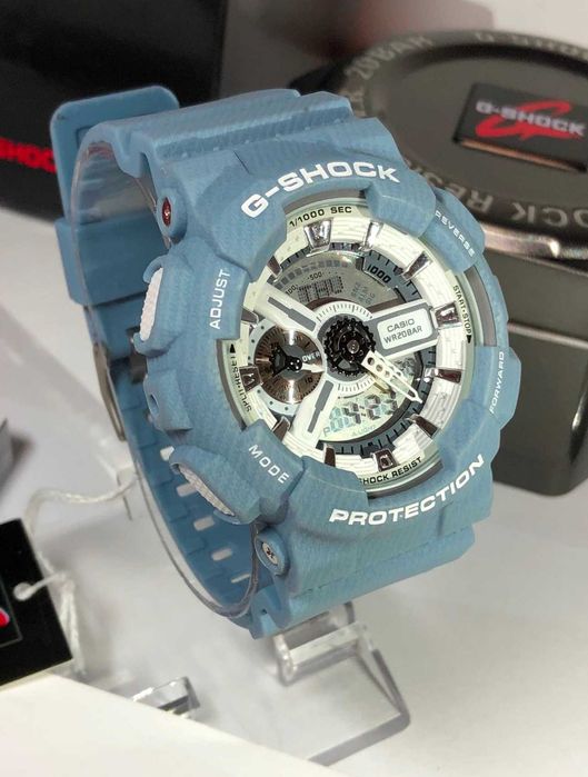 Ceas Sport Casio G-Shock GA-110 Denim Soft – Nou, Garanție 2 Ani