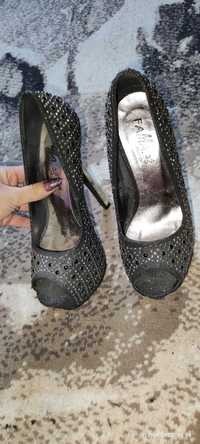 Дамски обувки с висок ток Fama pastor, 34/35 номер