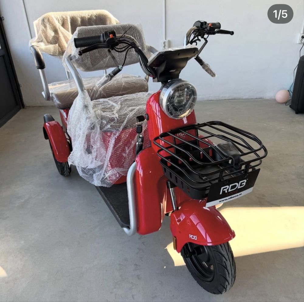 Triciclu Electric RDB LONG Rate cu Buletinul