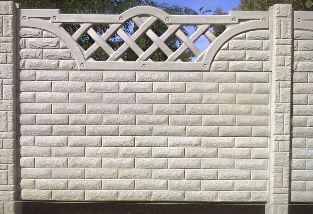 Gard decorativ din beton armat Arges