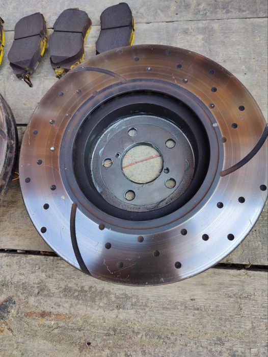 Преден спирачен комплект – EBC PD13K Kit Yellowstuff Sport Brake Pads