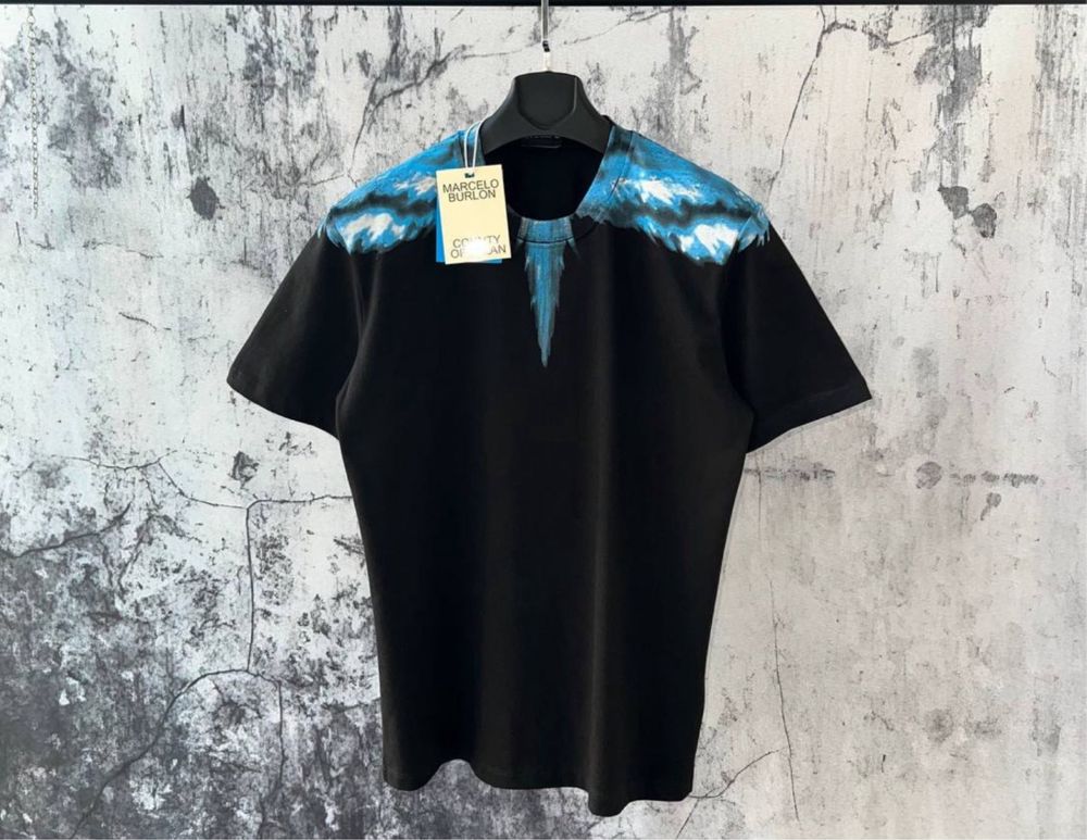 Tricou Marcelo burlon(tip amiri, armani)