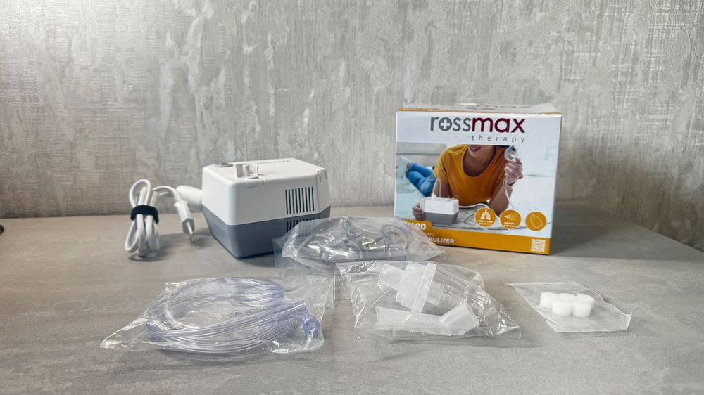 Новый Ингалятор-небулайзер
компрессорный NL100 Rossmax
Swiss