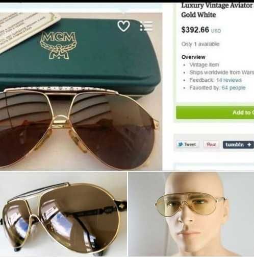 ochelari soare originali MCM Munchen aviator