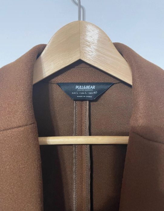 Palton Pull&Bear, Ciocolatiu
