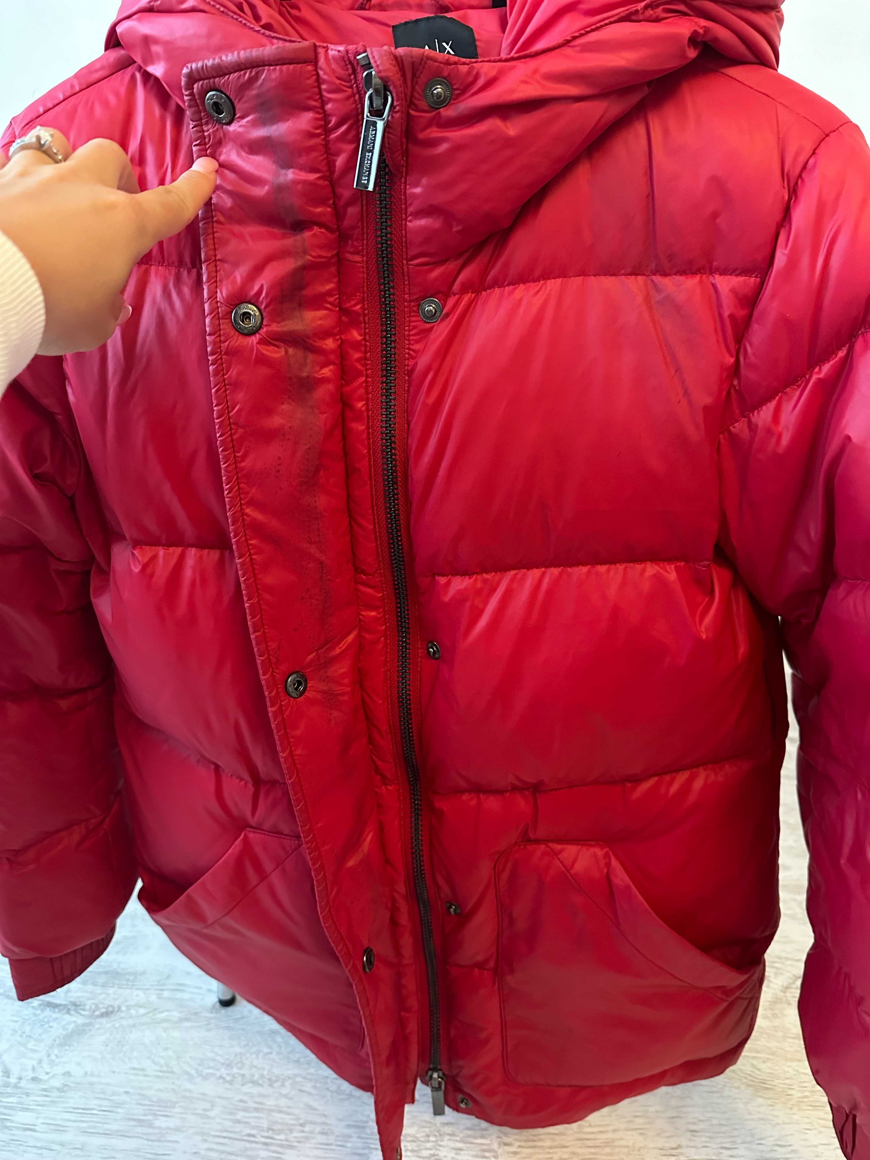 Armani Exchange - гъши пух - зимно яке с колан