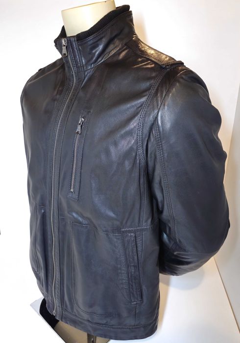 BOSS - Мъжко кожено яке от естествена кожа