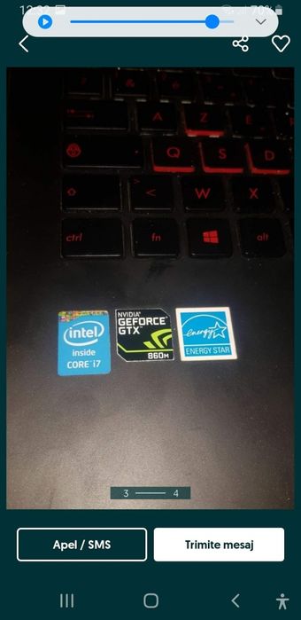 Laptop Asus ROG G751JT gaming
