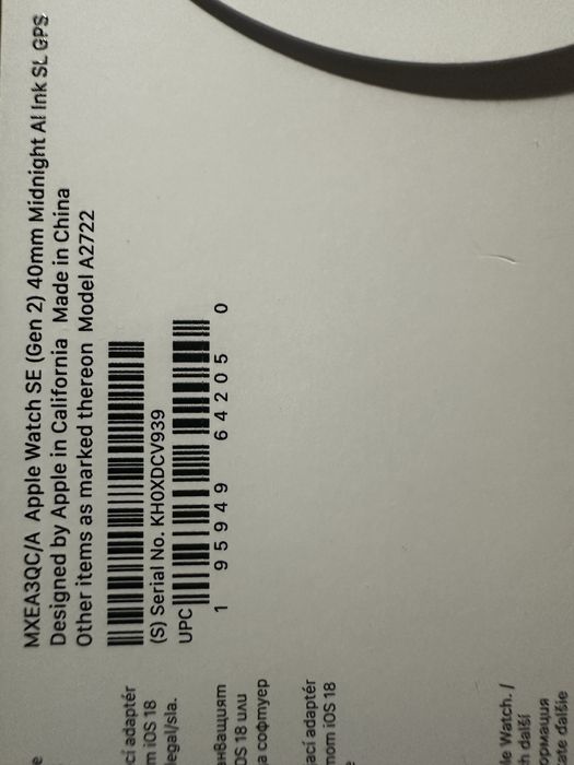 Apple Watch SE gen 2 40mm