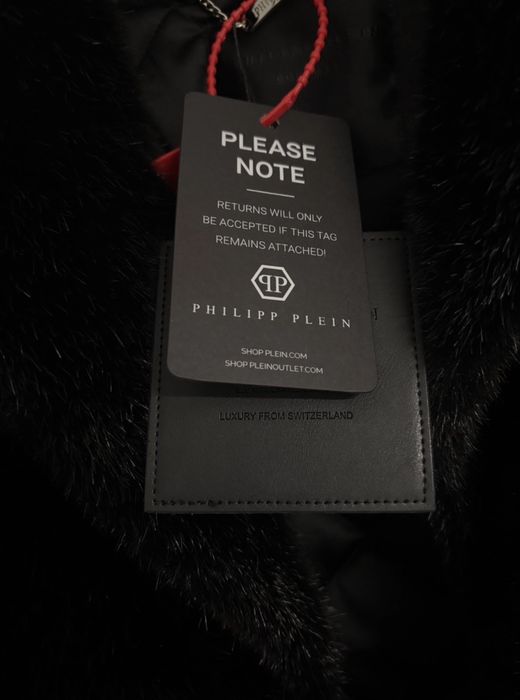 Оригиналнално ново дамско палто Philipp Plein Graffiti с етикети