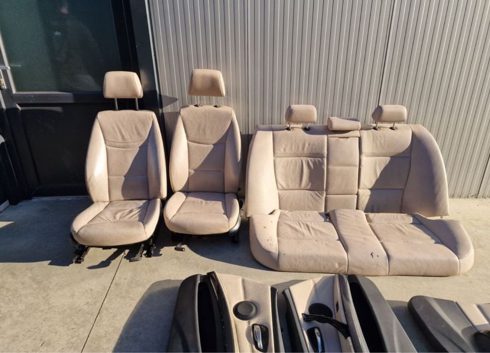 Interior piele crem bmw e90 cu incalzire de anglia