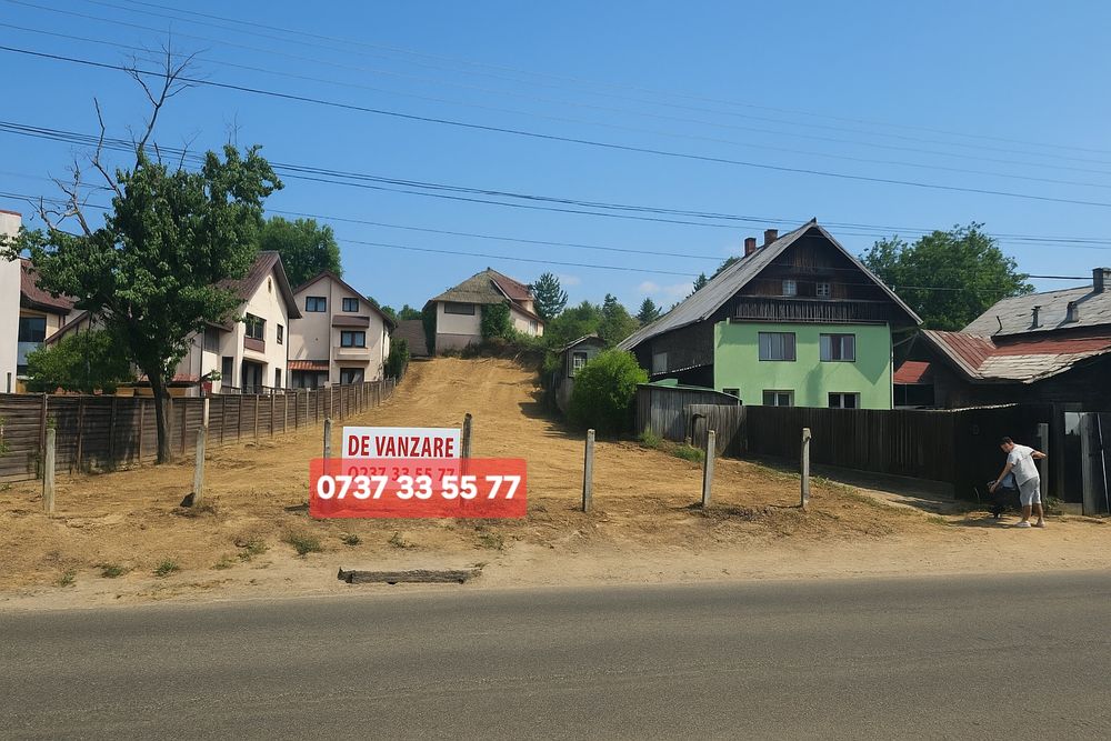 Vand teren intravilan Stefanesti, Valea Mare 200m de sensul giratoriu