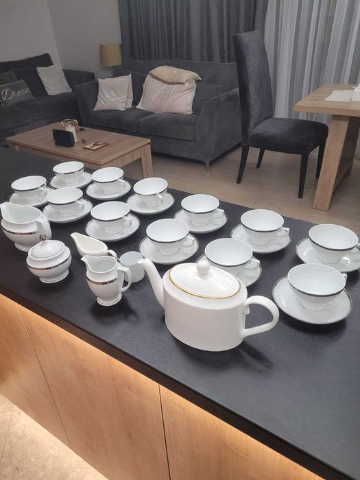 30-частов комплект за чай от баварски немски порцелан