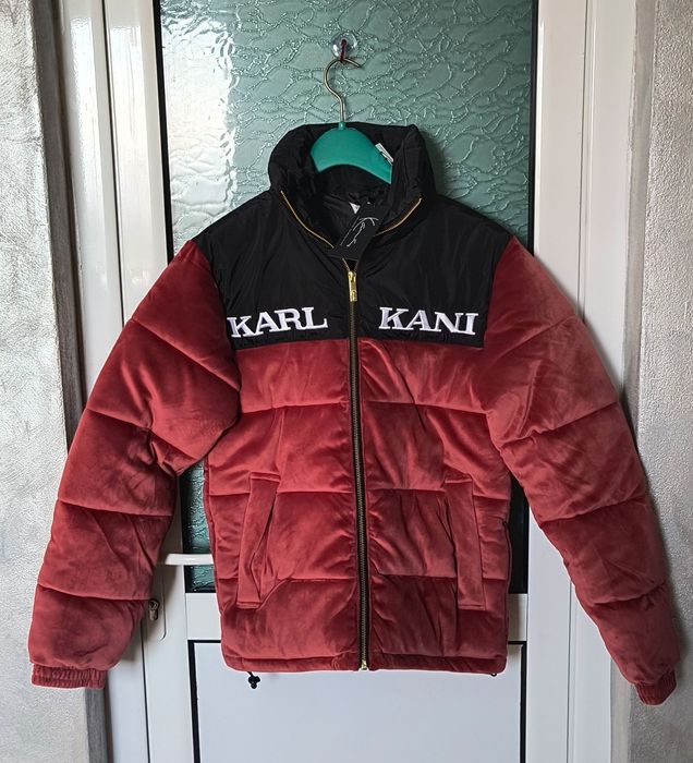 Geaca Karl Kani cu eticheta model catifea XXS/Xs