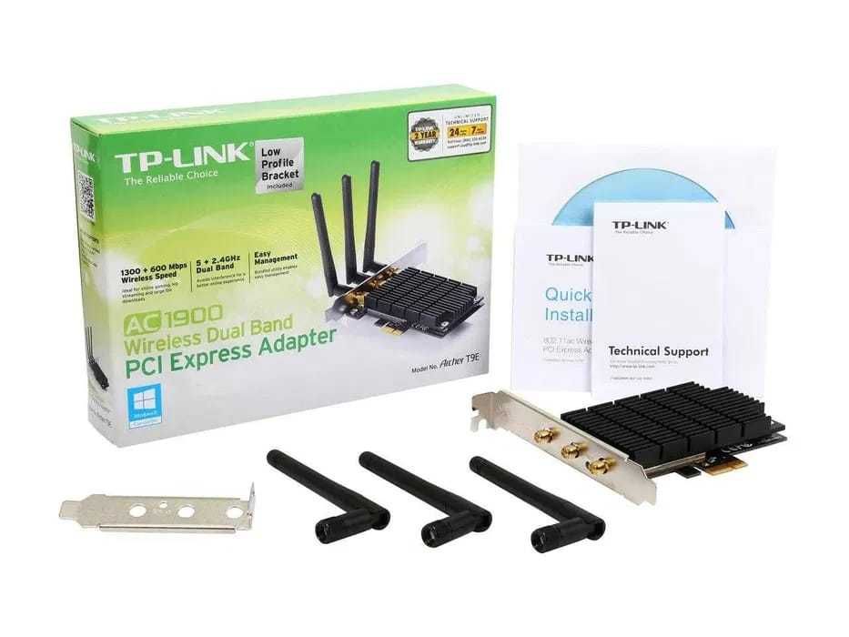 Placa de retea Wireless TP-LINK Archer T9E AC 1900Mbps, Dual Band