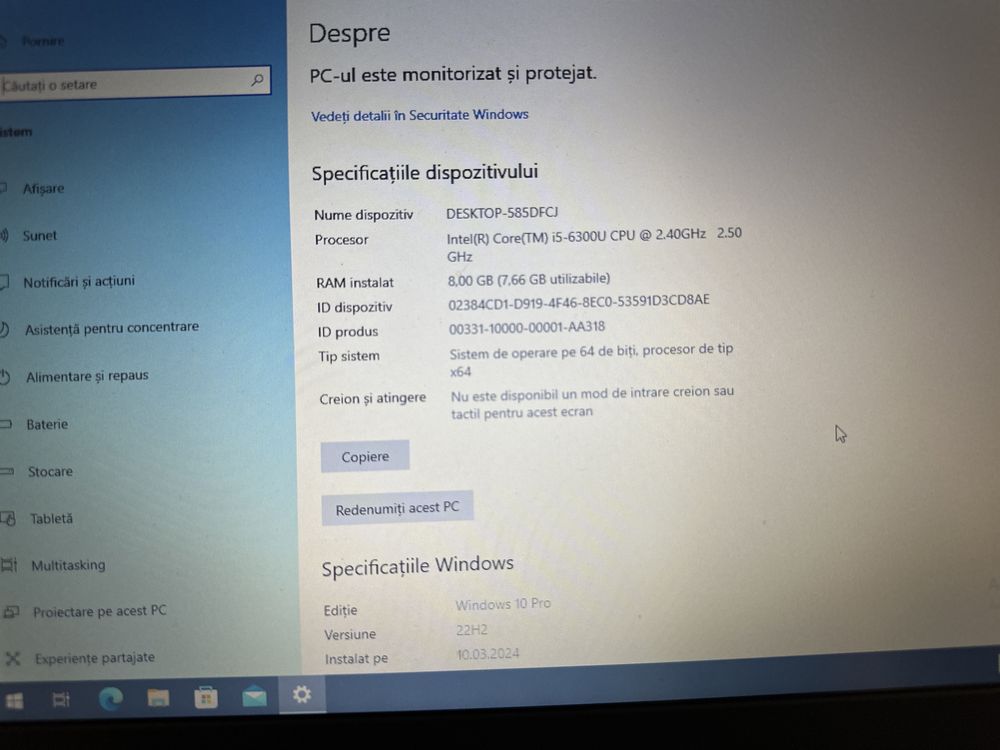 Laptop Lenovo ThinkPad x270 i5 ssd - perfect finctional