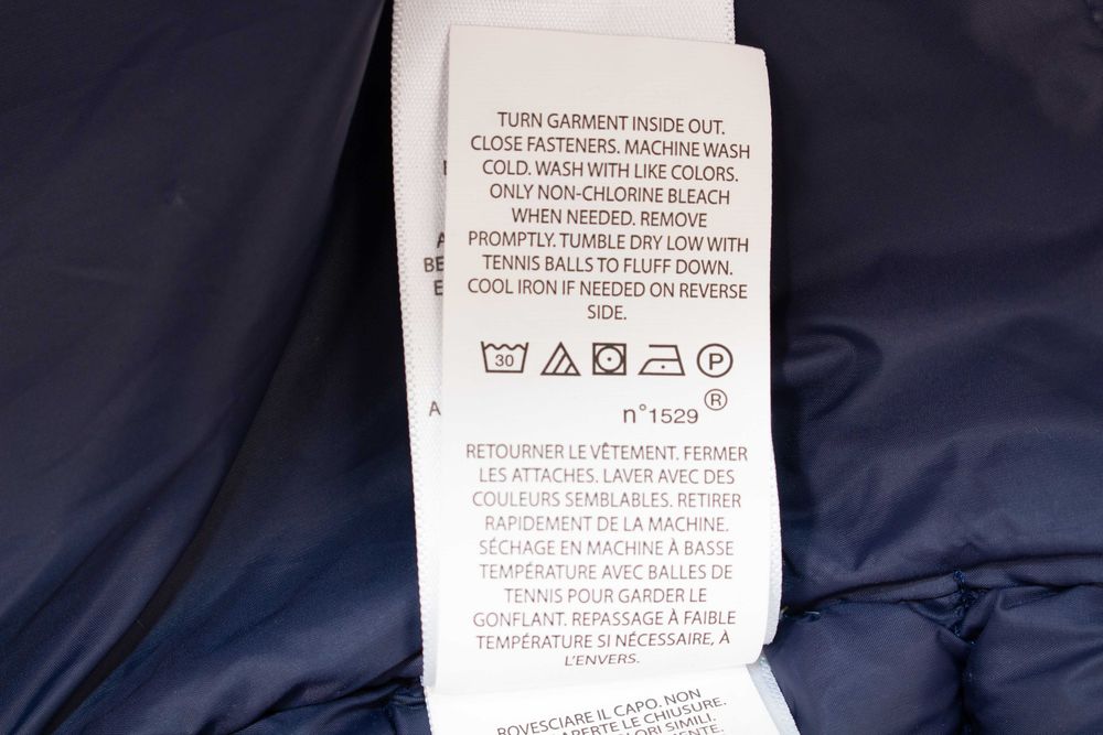 Polo Ralph Lauren оригинално пухено яке за момиче синьо пеплум стил 7г