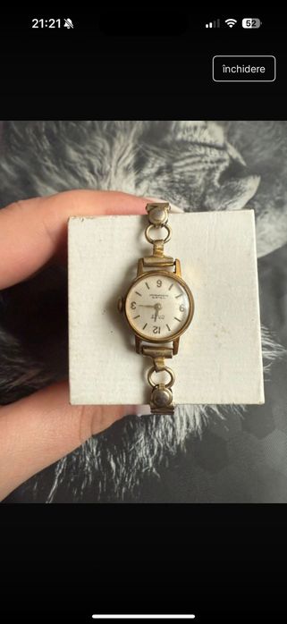 Ceasuri suflate cu aur