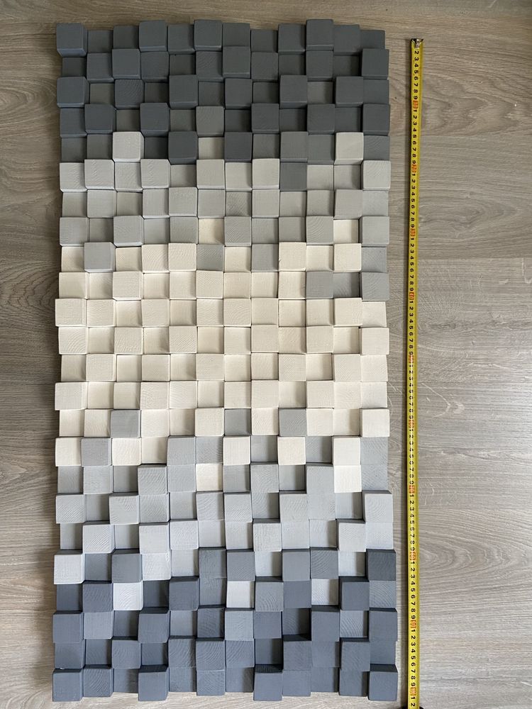 Tablou unic lemn 100x50 cm