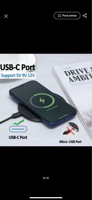 Incarcator Wireless iPhone 12,13,14,15,XR,XS,Samsung,Xiaomi