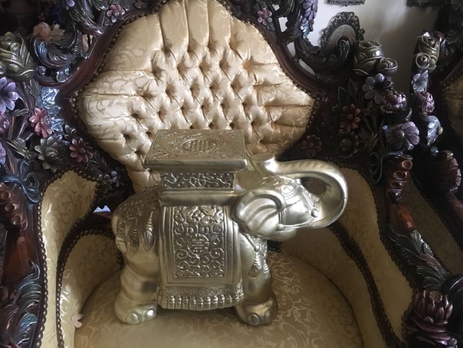 Mare elefant decorativ-statueta ceramica-,Olanda