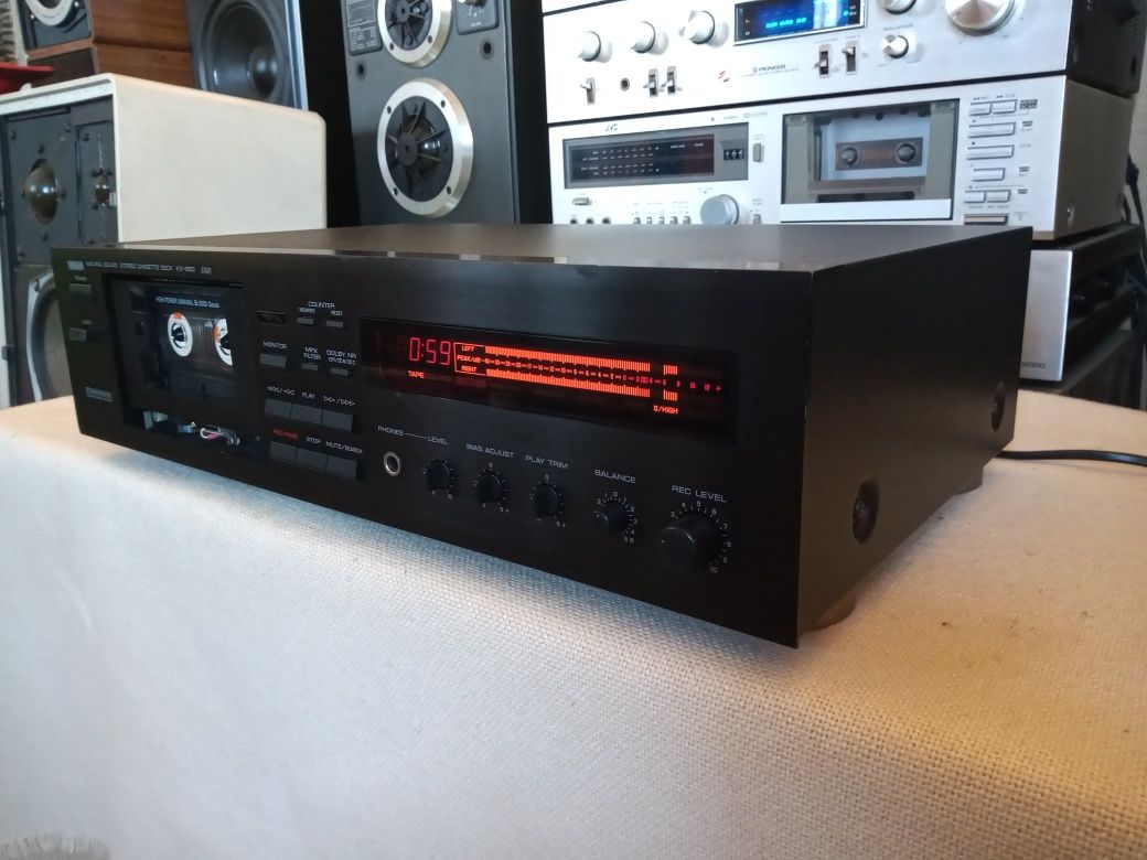 Deck Yamaha KX -650. 3 Head, Dolby B, C HX-Pro. Functional.