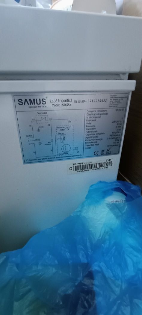 Ladă frigorifică Samus 140 l