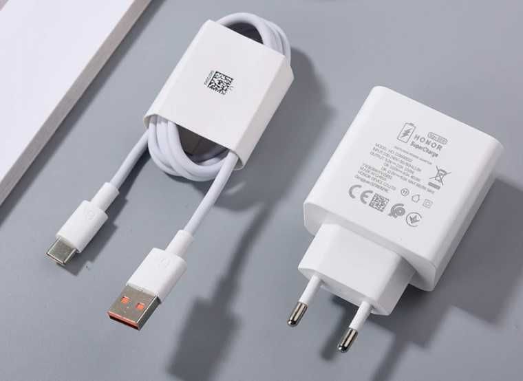 Оригинално зарядно Honor Super Charge 66W + Кабел