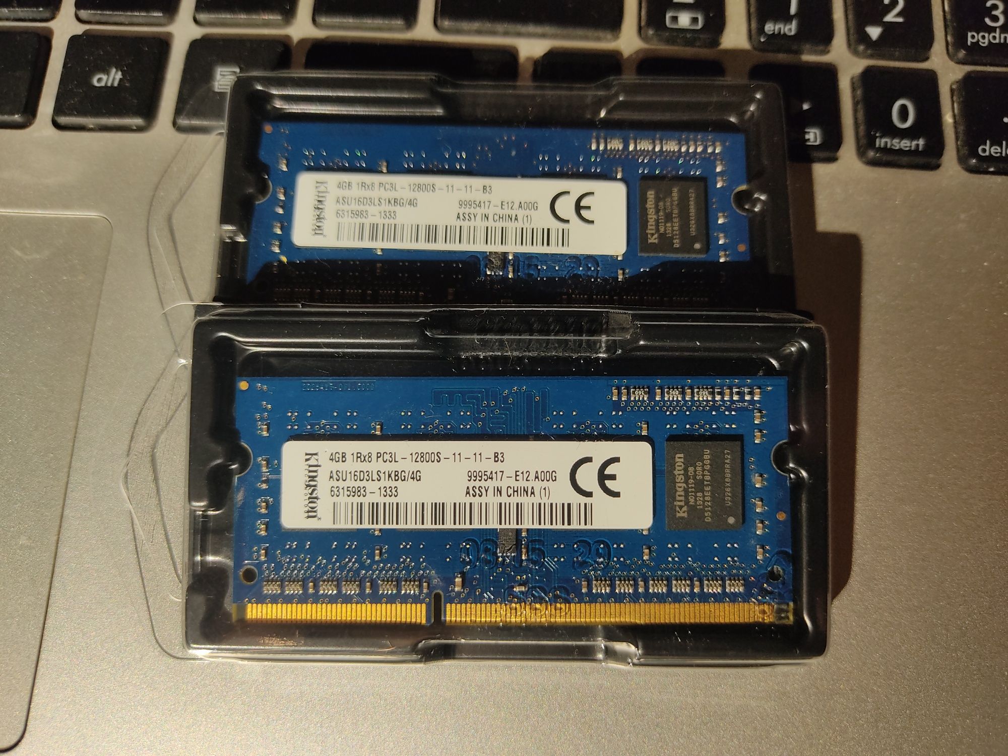 SODIMM DDR3 4GB Kingston 1333Мгц