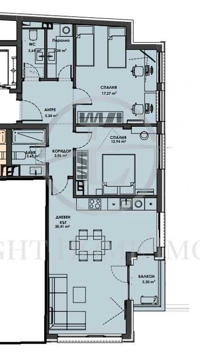 Продава се Тристаен апартамент в Пловдив, Христо Смирненски - 119 кв.м за 1256 €/кв.м - Снимка #7